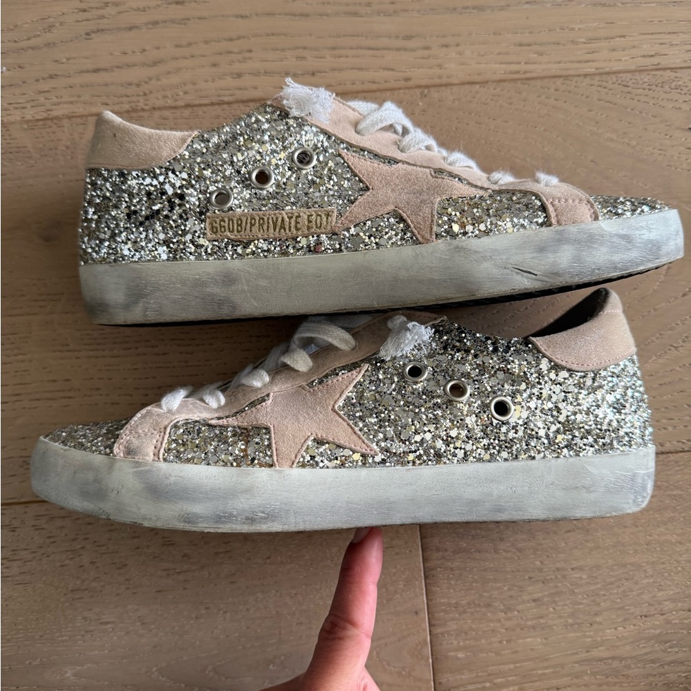 Golden Goose Superstar Glitter Sneaker - Picture 6 of 8